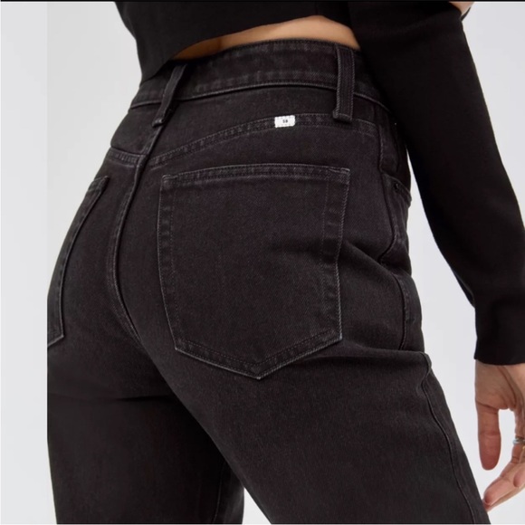 Sunday Best NWOT black high rise straight leg jeans - Picture 6 of 13